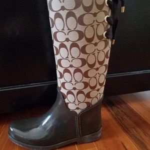 Coach rainboots